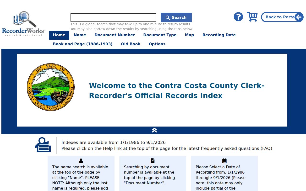 Midvale residents directory RecorderWorks deed index search tabs