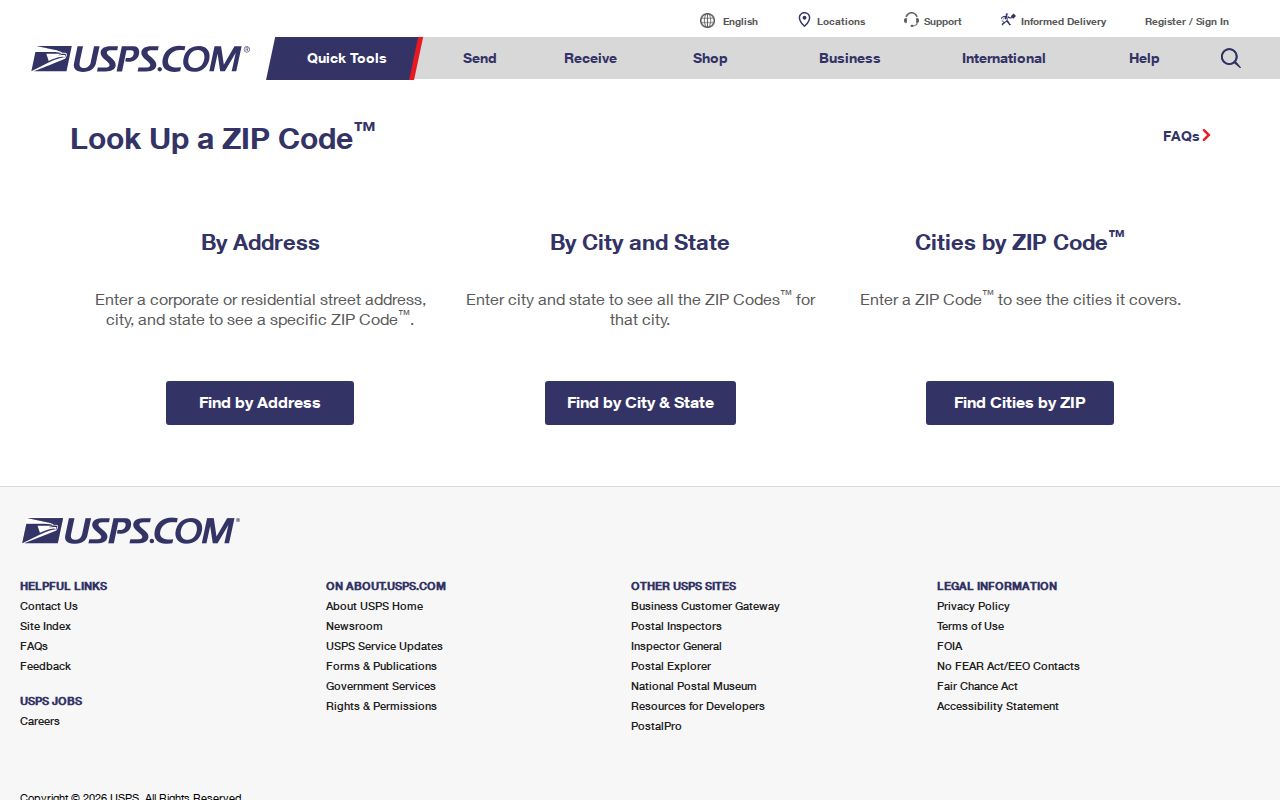 Midvale ZIP code directory USPS standardized address lookup